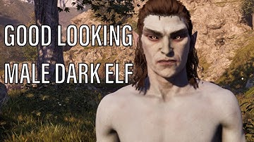 How To Make Good Looking Male Dark Elf - Oblivion Remastered