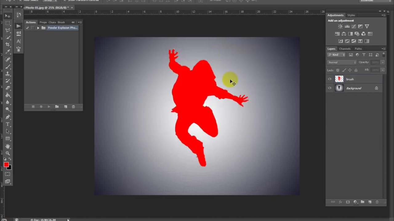 Powder Explosion Action YouTube