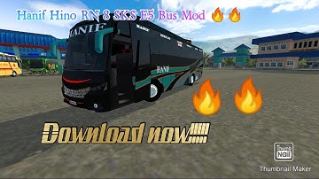 Hanif Paribahan HINO RN 8 SKS E 5 BUS MOD 🔥🔥🔥🔥. Download now!!!!