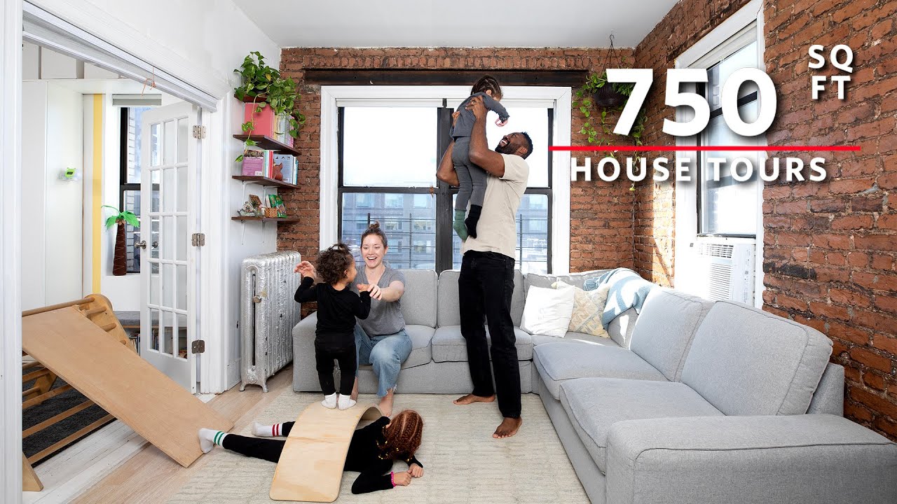 Family of 5 Lives in 750 Sq Ft NYC Apartment | DIY Small Space Tour | Apartment Therapy