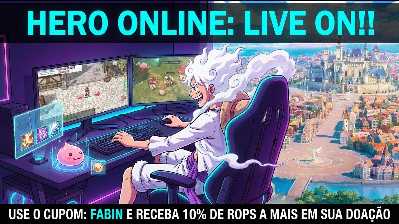 LIVE ON!! HERO RAGNAROK!! DEUS ABENÇOE NOSSA SEMANA, BORA TROCAR IDEIA (CUPOM: FABIN +10% DE ROPS)