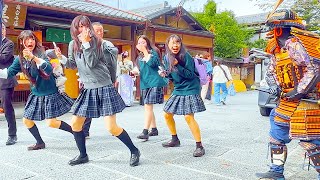#129 SAMURAI Statue Prank in Kyoto Japan | Awesome Shogun Mannequin prank reactions Kiyomizu Temple