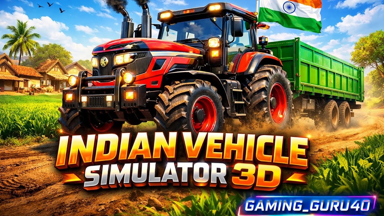 🚜 Indian Vehicle Simulator 3D | Modified Tractor Farming 🔥 Real Village Gameplay 🇮🇳|||