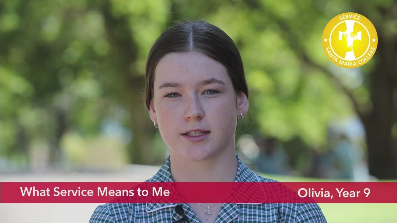 What Service Means to Me Olivia D YouTube