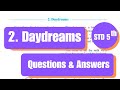 5th Std - English - Chapter 2 Daydreams explained in hindi with questions answers exercise