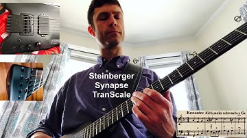 Bach Chorale melody with bass #12, played on a Steinberger Synapse TranScale