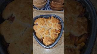 Cobbler Casero de Nectarina | Súper Fácil y Delicioso 🍑🔥