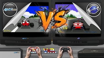 Virtua Racing 🎮 Arcade vs Sega Saturn | Side-by-Side Comparison