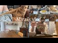 サンドイッチ争奪戦🥪朝食タイム🥣久々の吉野家🍚美味しい頂きもの🥐🍪&more/Mirai’s vlog