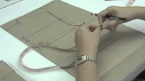 Lesson 2-11   SMALL Back Block Pattern Bodice Part 2- PATTERN MAKING OF A BASIC DRESS WITH WAISTLINE