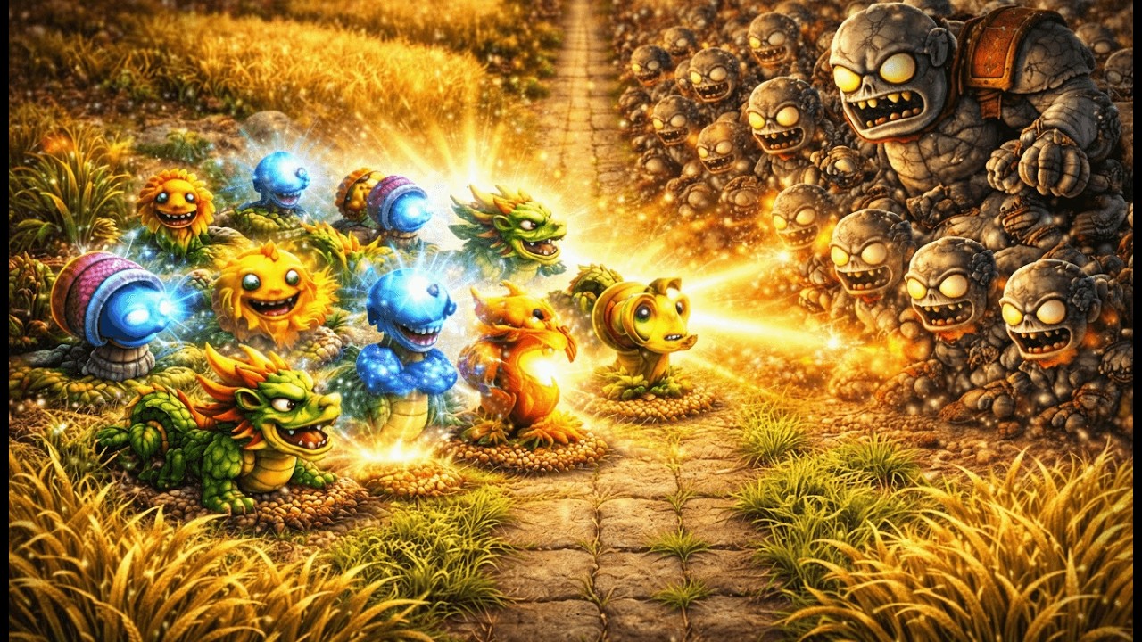 20+ Phút Căng Não Ghép Công Thức 😵 Cờ Zombie Dồn Dập! | Cánh Đồng Lúa Mì Phân Tách – PVZ RH Fusion