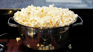 5 Minutes! Easiest Stovetop Popcorn Recipe Ever