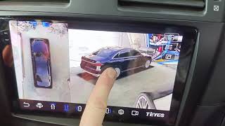 Установка системы кругового обзора 360 на Toyota Avensis