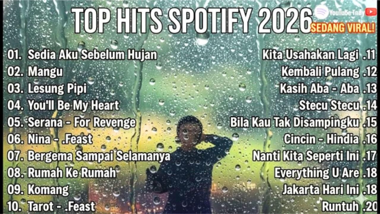 [No Iklan] Lagu Terbaru IDGITAF – Sedia Aku Sebelum Hujan | TOP TRENDING Spotify Indonesia 2026