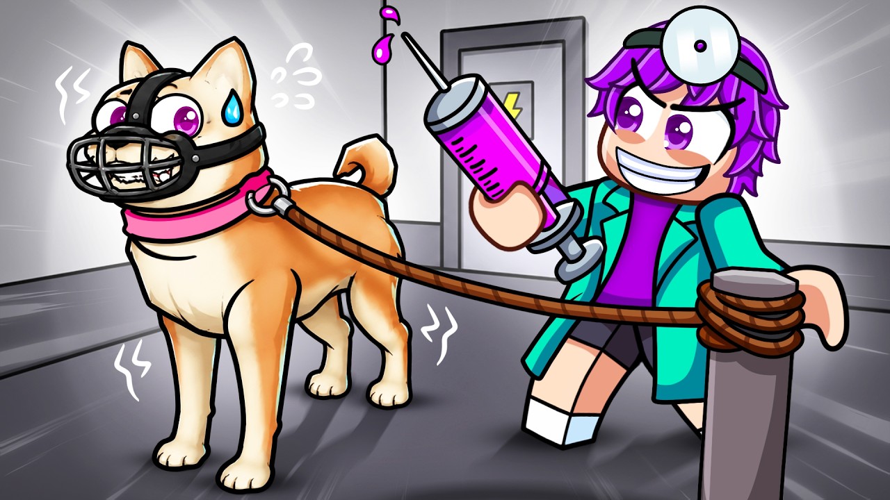Trolling as a VET in Roblox Escape The Dog Pound...