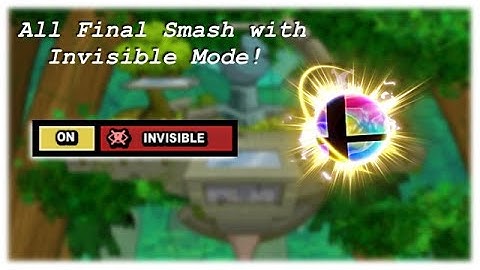SSF2 Beta | All Final Smash with Invisible Mode