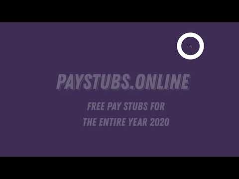 How to generate free pay stub using www.paystubs.online?