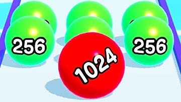 Ball Run 2048 Merge Number ! MAX LEVELS Gameplay Walkthrough New Update Part 219 android, ios