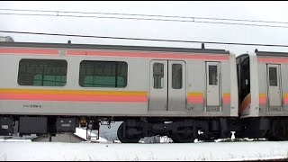B+Aの試運転！E129系B4+A8編成　復路　信越本線下り