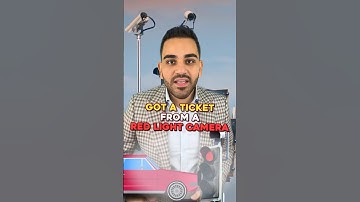Got a Ticket from a Red Light Camera!? #shorts