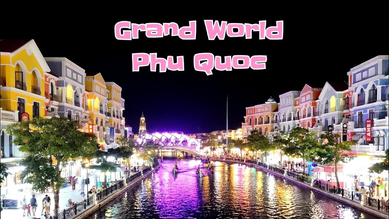 Фукуок 2025. Едем на север в Grand World с ночевкой. Бесплатный пляж. Вечернее шоу