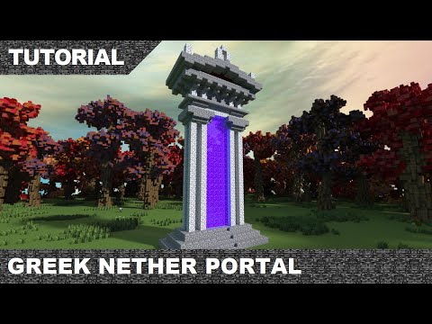 Minecraft Greek Nether Portal Tutorial & Download