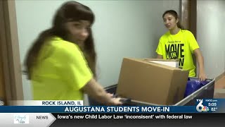 Augustana College move-in