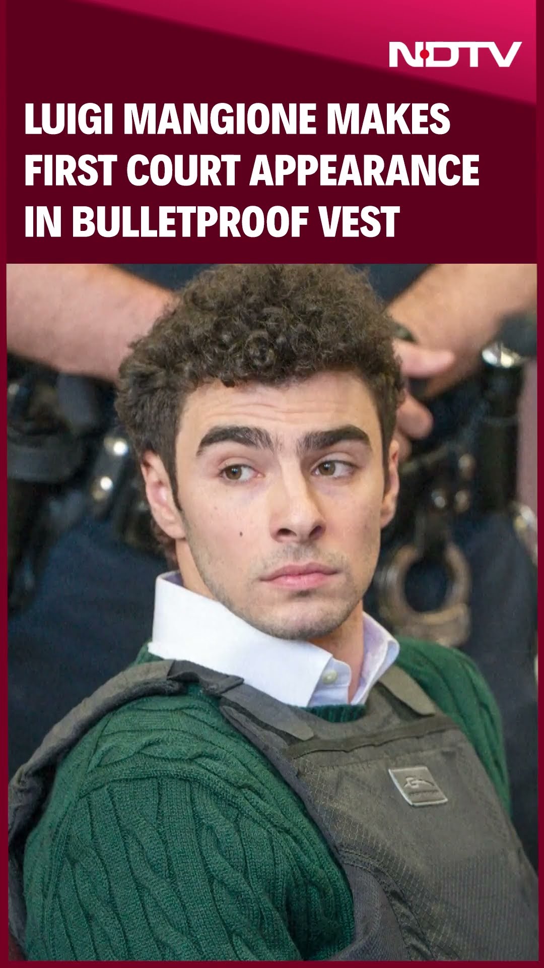Luigi Mangione Makes First Court Appearance In Bulletproof Vest