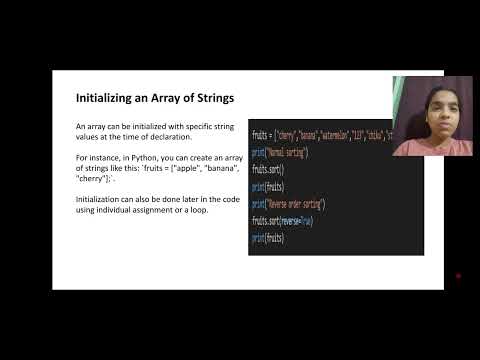 ARRAY OF STRINGS
