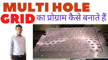 g83 deep hole drilling - multi grid drilling program - multi drilling program- vmc drilling cycle