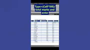 Calculate Percentage in Excel | Follow for more✅️✅️ #subscribe #exceltips #music