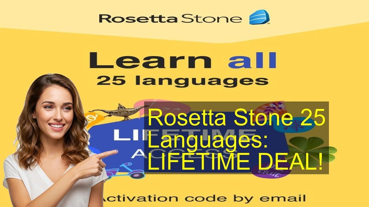 Rosetta Stone 25 Languages: LIFETIME DEAL!