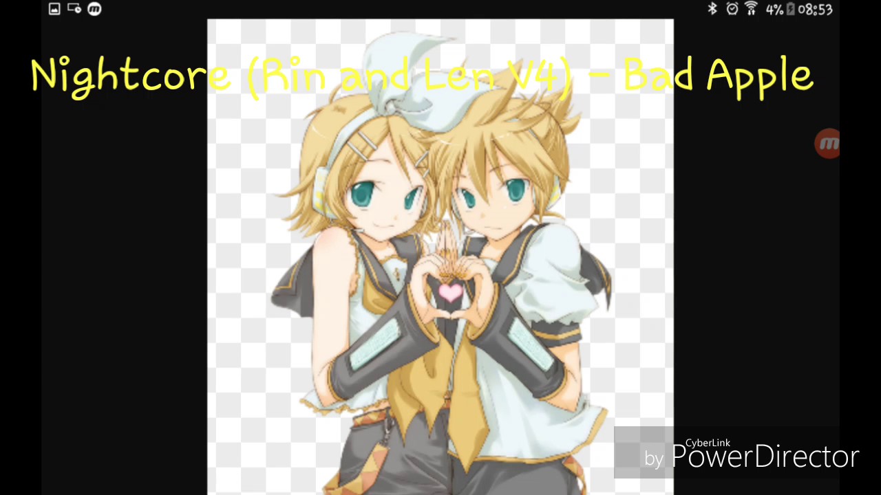 Nightcore - (Rin and Len V4) Bad Apple - YouTube