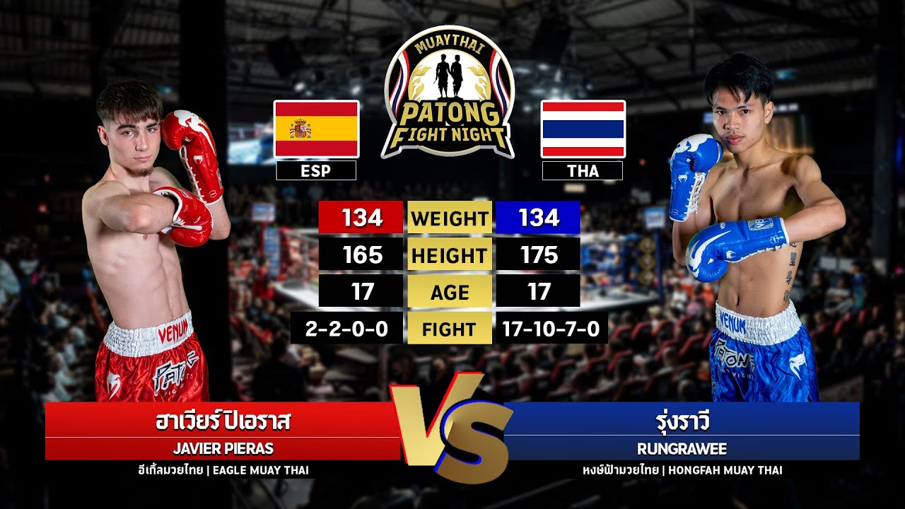 Javier Pieras vs Rungrawee Hongfa MuayThai