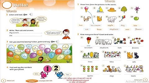 Get Ready for Starters – 2nd Edition |Hello + Unit 1: I Love Animals!|Lớp Tiếng Anh Cô Nguyệt Vui Vẻ