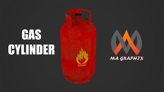 How to make Gas Cylinder in 3ds Max