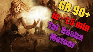 Diablo 3 Season 27 - Tal Rasha Meteor Wizard ~1.5 min GR90 Speeds for Maximum Legendaries/Hour