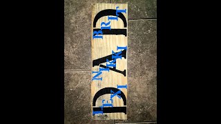 Letter Stencils for Painting on Wood 6inch,38pcs Alphabet Stencil Letters Numbers Stencils fo Review