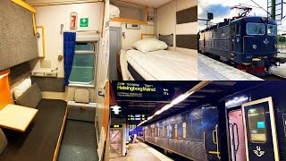 Swedish Sleeper Train No. 001 Stockholm - Malmö - Copenhagen in First Class Sleeping Car with Shower