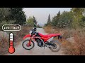 CRF250L | Riding Dirt Bikes In Extreme Heat