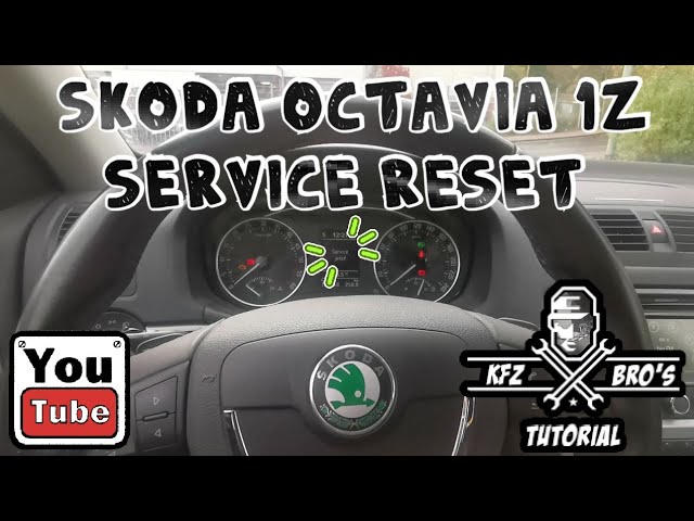 Skoda Octavia 1z Service Anzeige Zurucksetzen Service Ruckstellung Reset Service Youtube