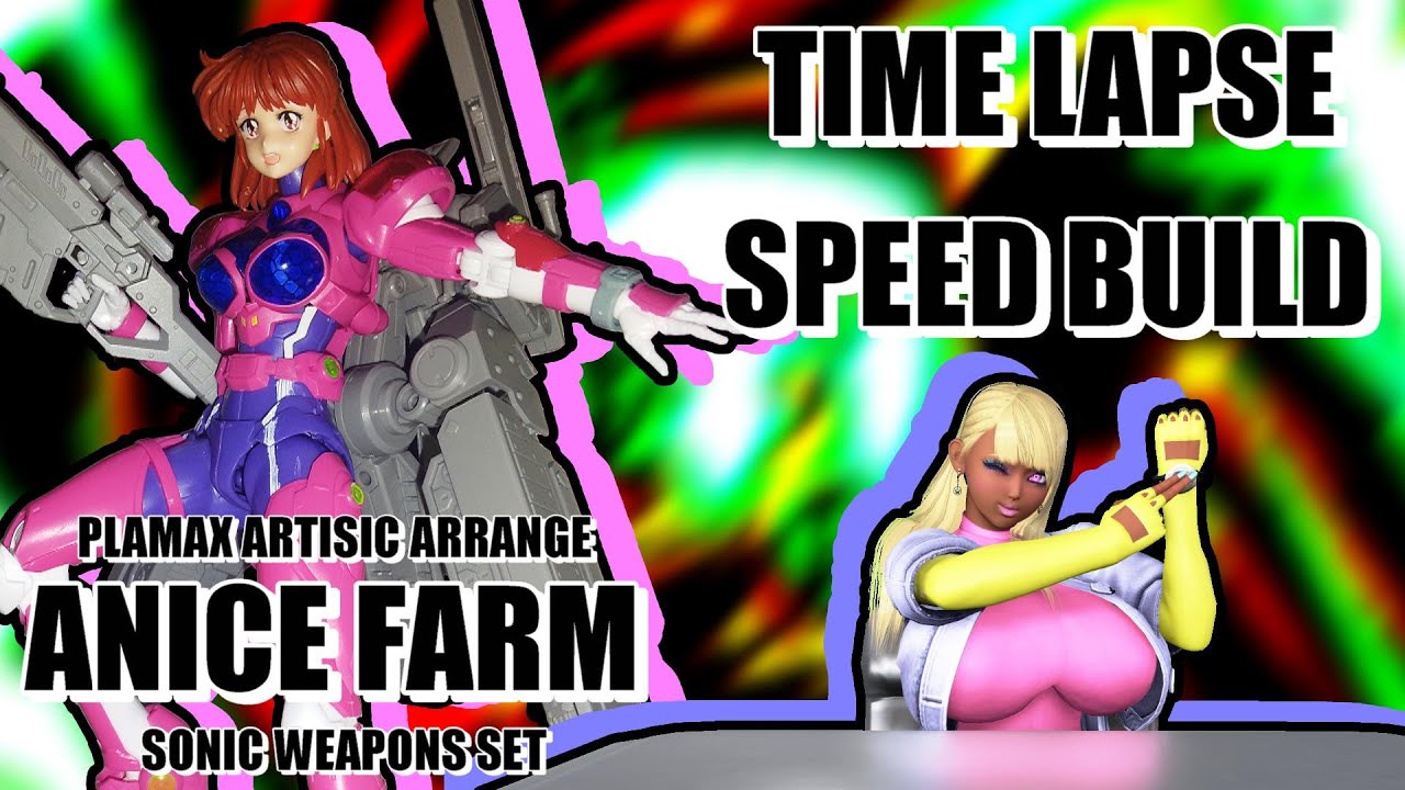 Speed Build] PLAMAX Artistic Arrange ANICE FARM Sonic Weapons Set