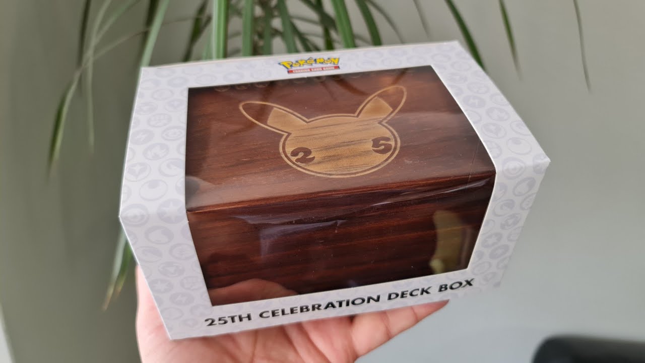 Pokémon 25th Celebration Wooden Deck Box - Did you even know this product  existed? 