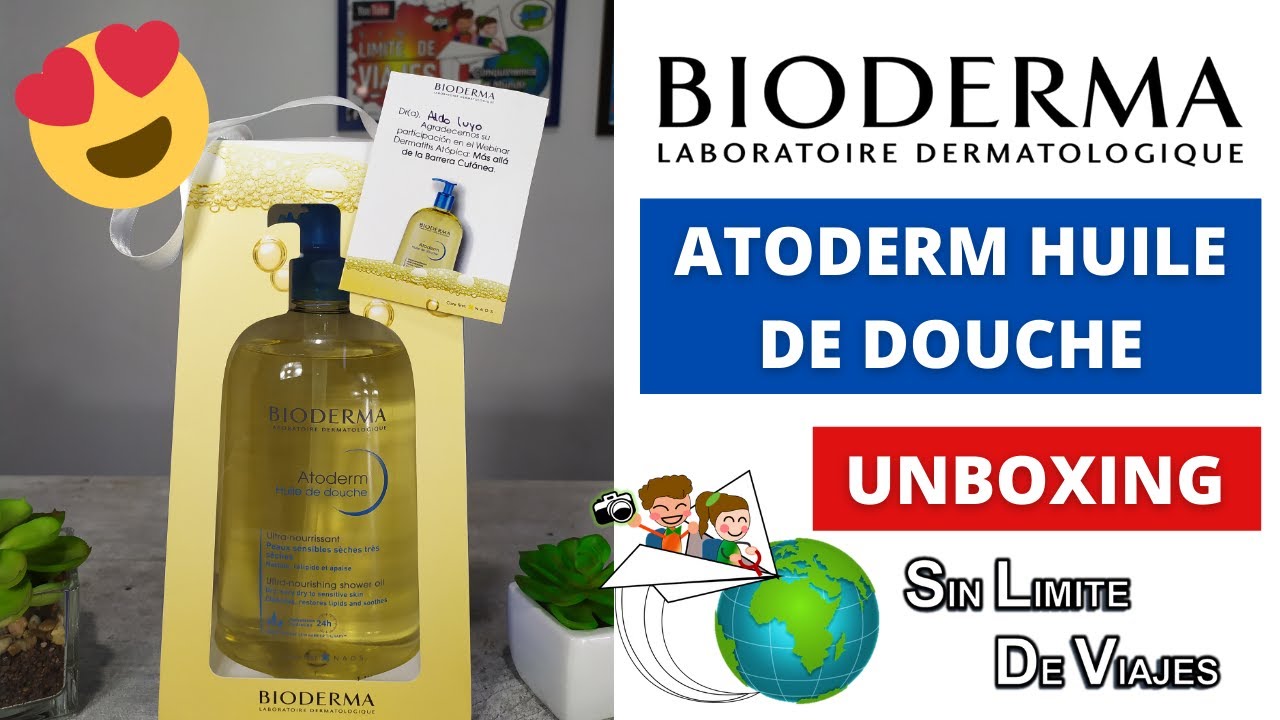 BIODERMA ATODERM HUILE DE DOUCHE REVIEW💛LIMPIADOR PIEL SECA & SENSIBLE🏆
