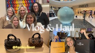 COACH BAG AND LOUIS VUITTON EARLY BIRTHDAY GIFT UNBOXING | SHOPPING WITH MY FRIENDS | ITS A HAUL!