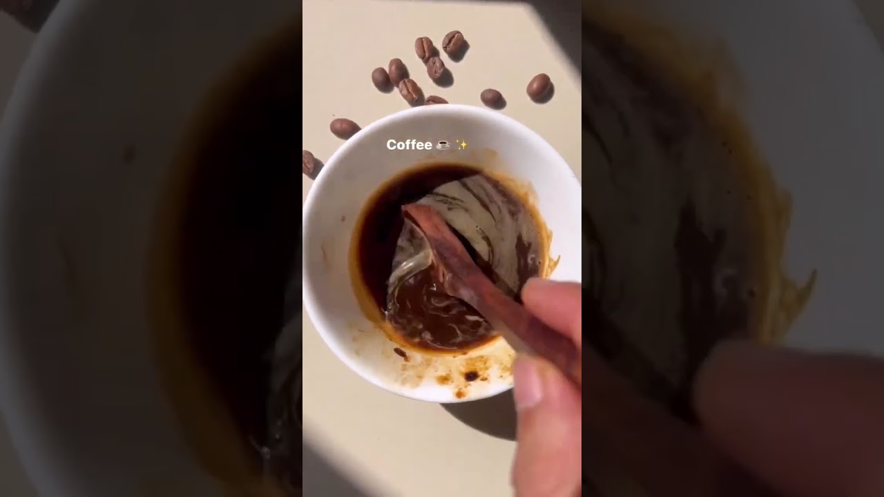 Eye puffiness - DIY Coffee eye mask