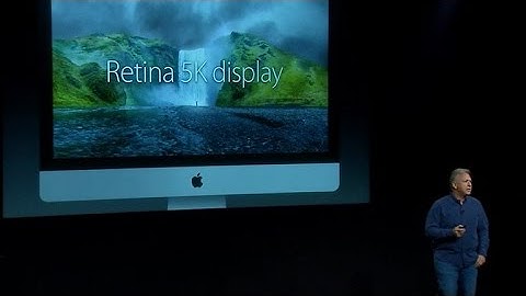 New iMacs feature a thin, high-resolution screen