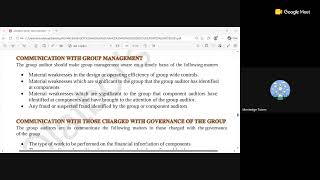 ADVANCE AUDIT AND ASSURANCE CHAPTER 10: GROUP AUDIT