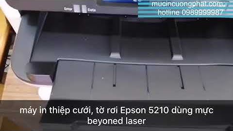 Máy in thiệp cưới, tờ rơi Epson 5210 siêu tốc độ