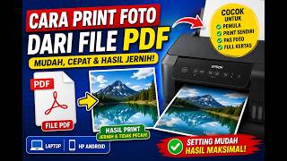 Tutorial Print Foto dari PDF dengan Mudah | Cocok untuk Pemula